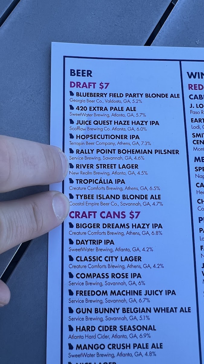 Top Deck Bar Menu - Image 6